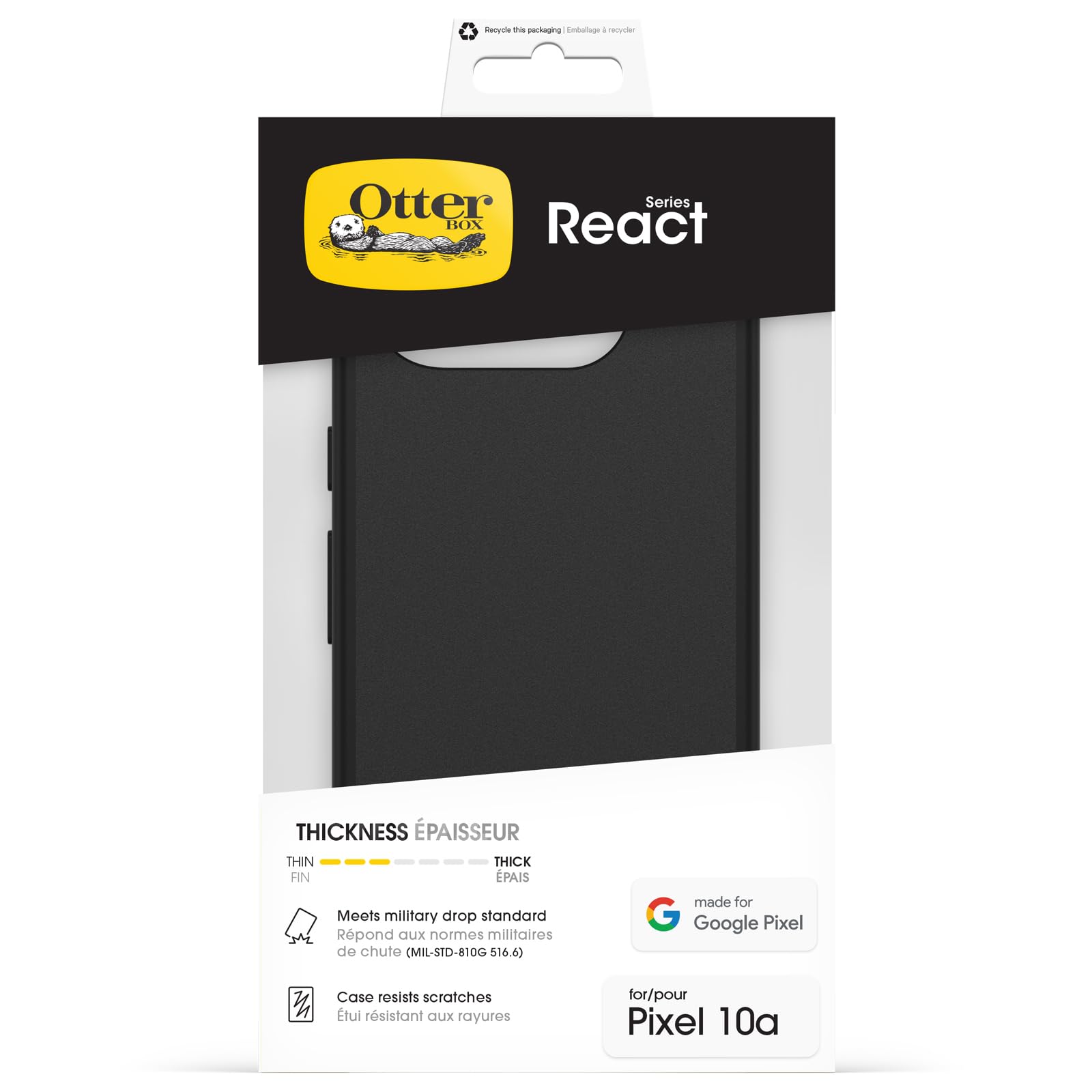 OtterBox React Pixel 10a - black