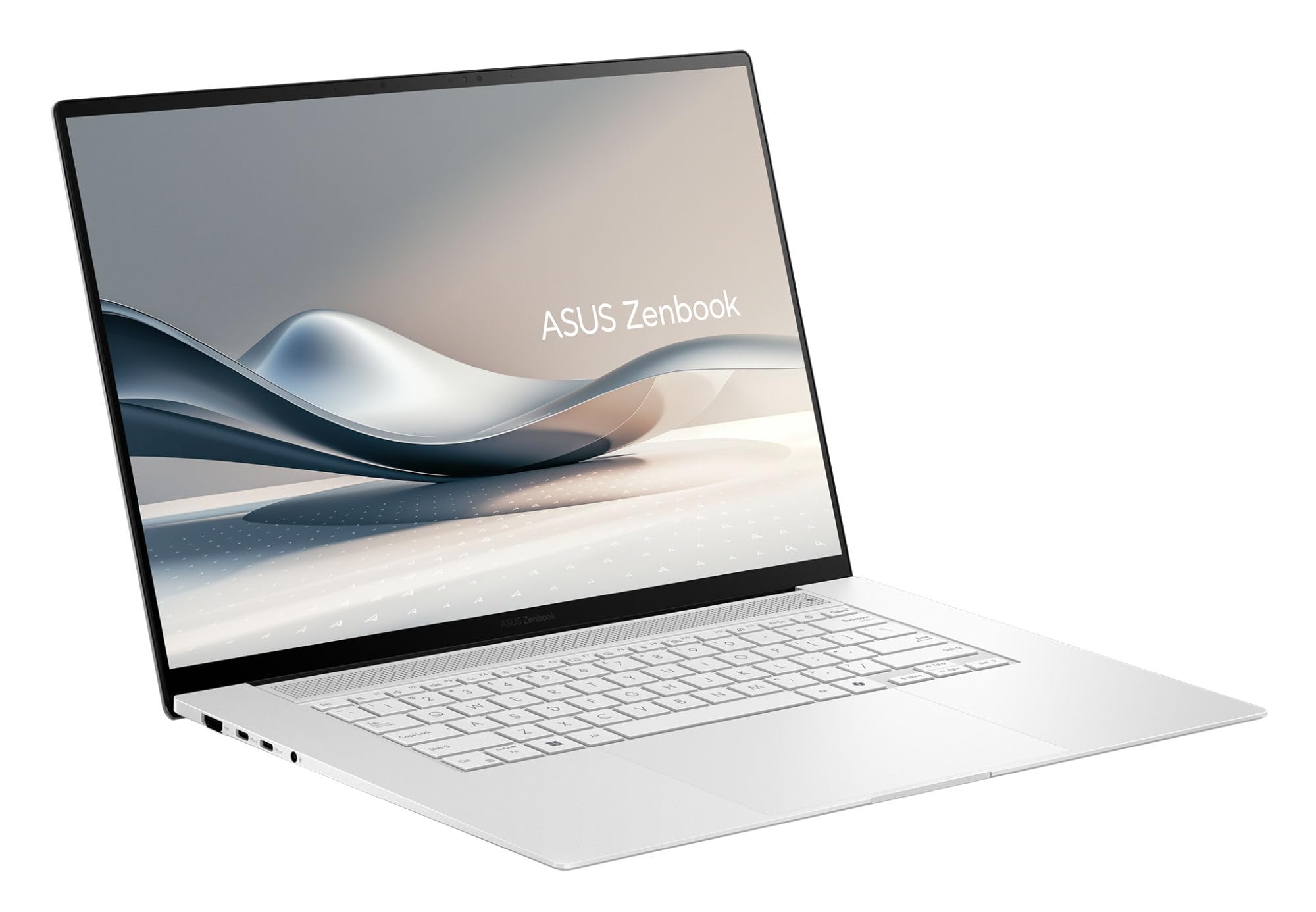 ASUS Zenbook S UM5606WA-RK084X AMD RYZEN AI 9 HX 370 16p WQXGA+ LPDDR5X 32Go 1To PCIE G4 SSD AMD Radeon 890M Graphics W11P White