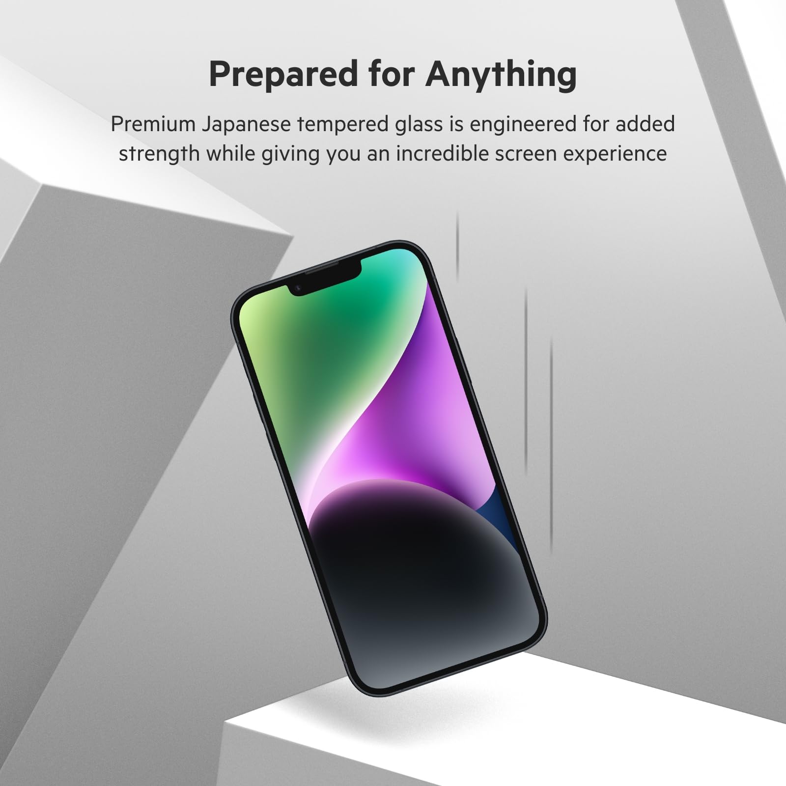 BELKIN ScreenForce Pro TemperedGlass Anti-Microbial Screen Protection for iPhone 14/13/13 Pro