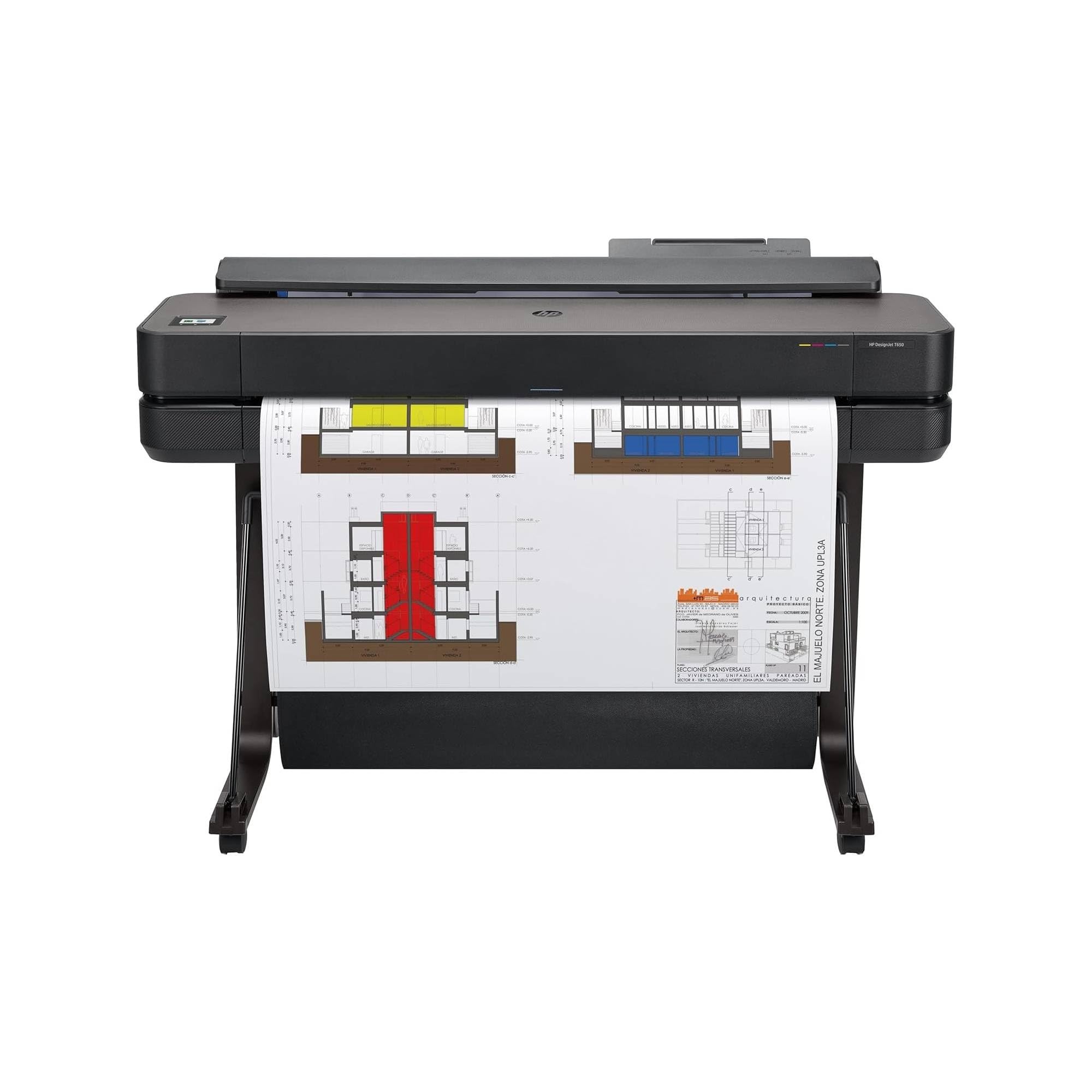 HP DesignJet T650 36p LFP 2025 Colour Ink-Jet A0 ANSI D Roll 91.4cmx45.7 m 2400x1200dpi 0.45 min/page USB LAN Wi-Fi