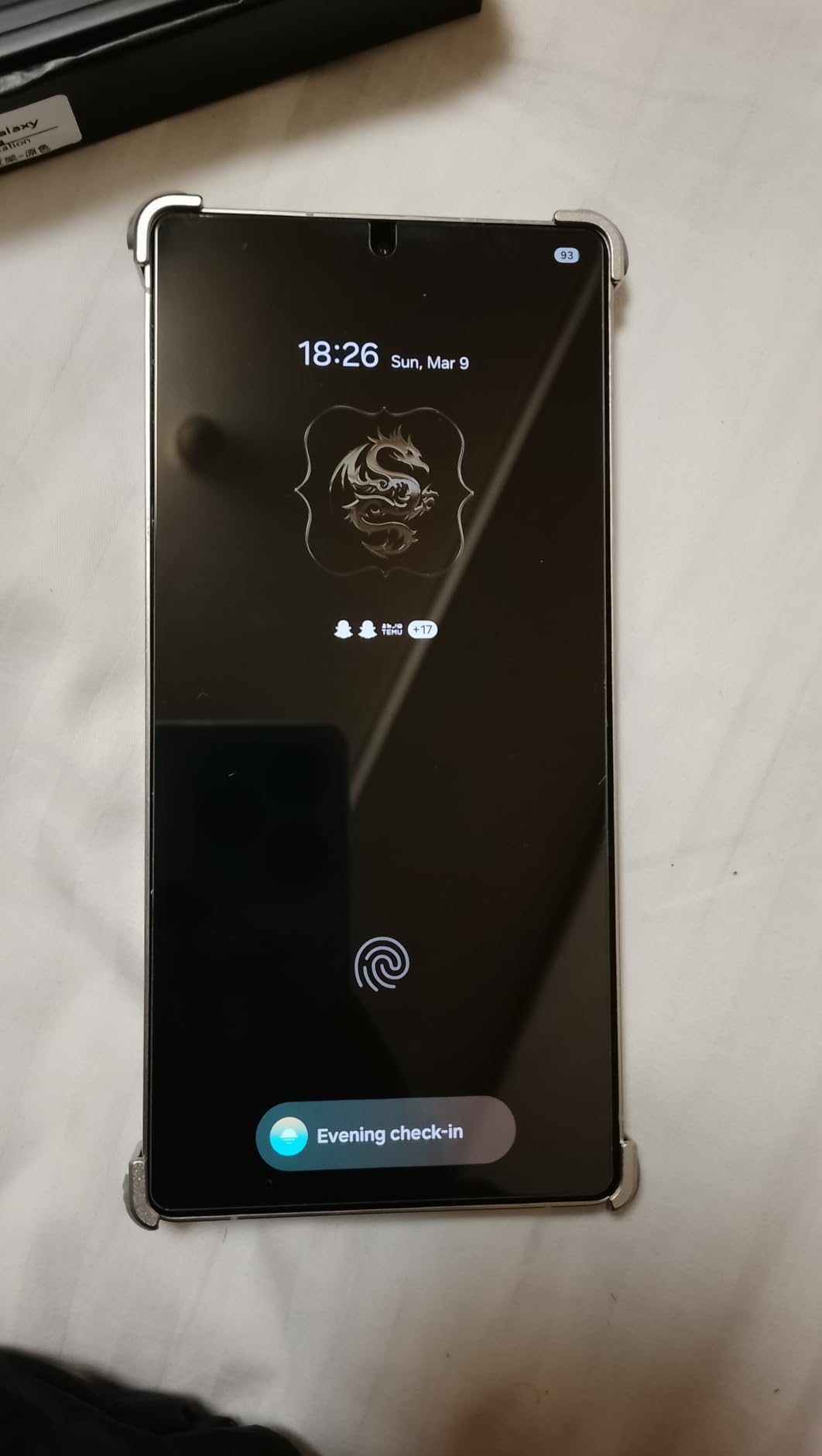 Galaxy S25 Ultra 256GB Ent Titan. Black