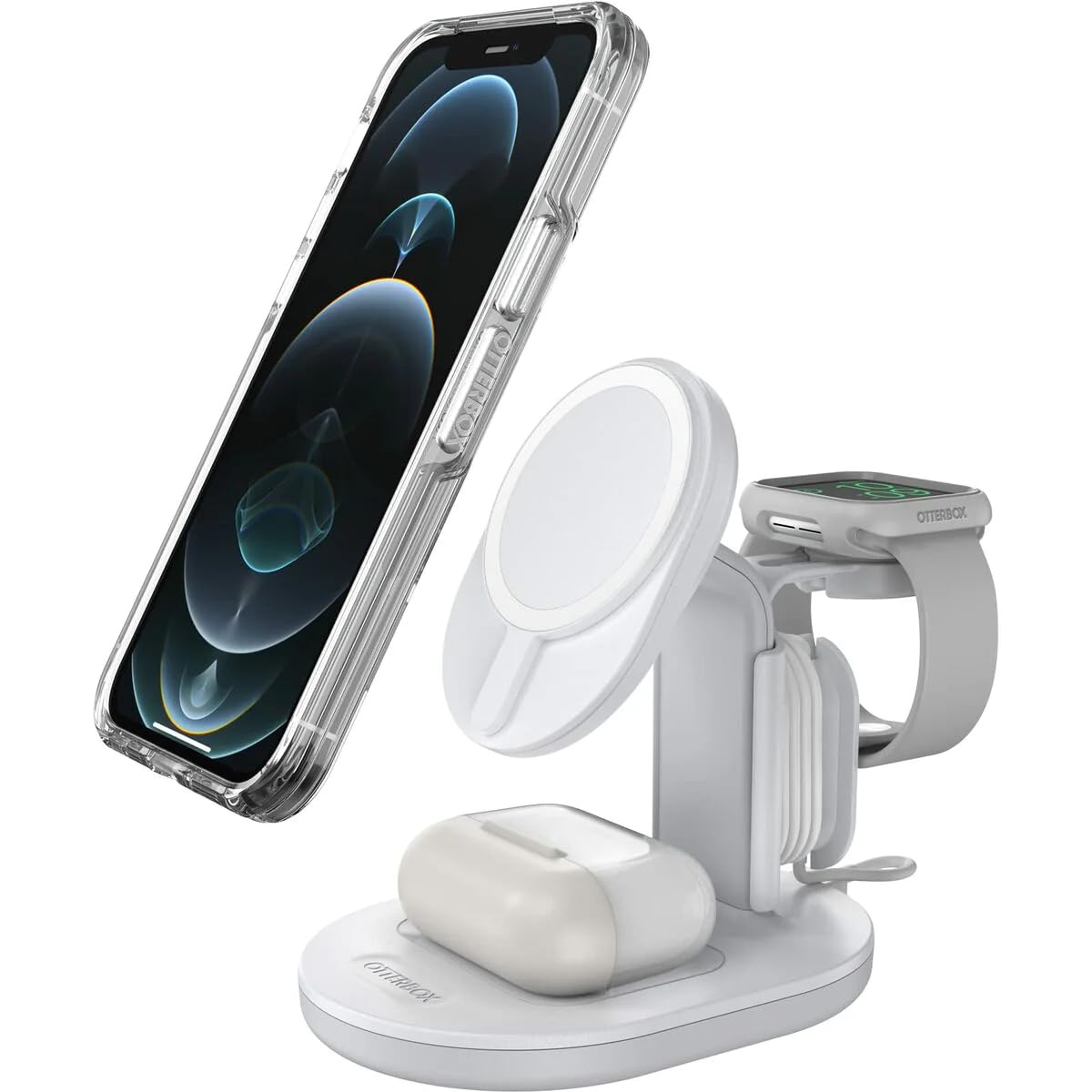 MultiDevice Wireless Charging Stand WHT