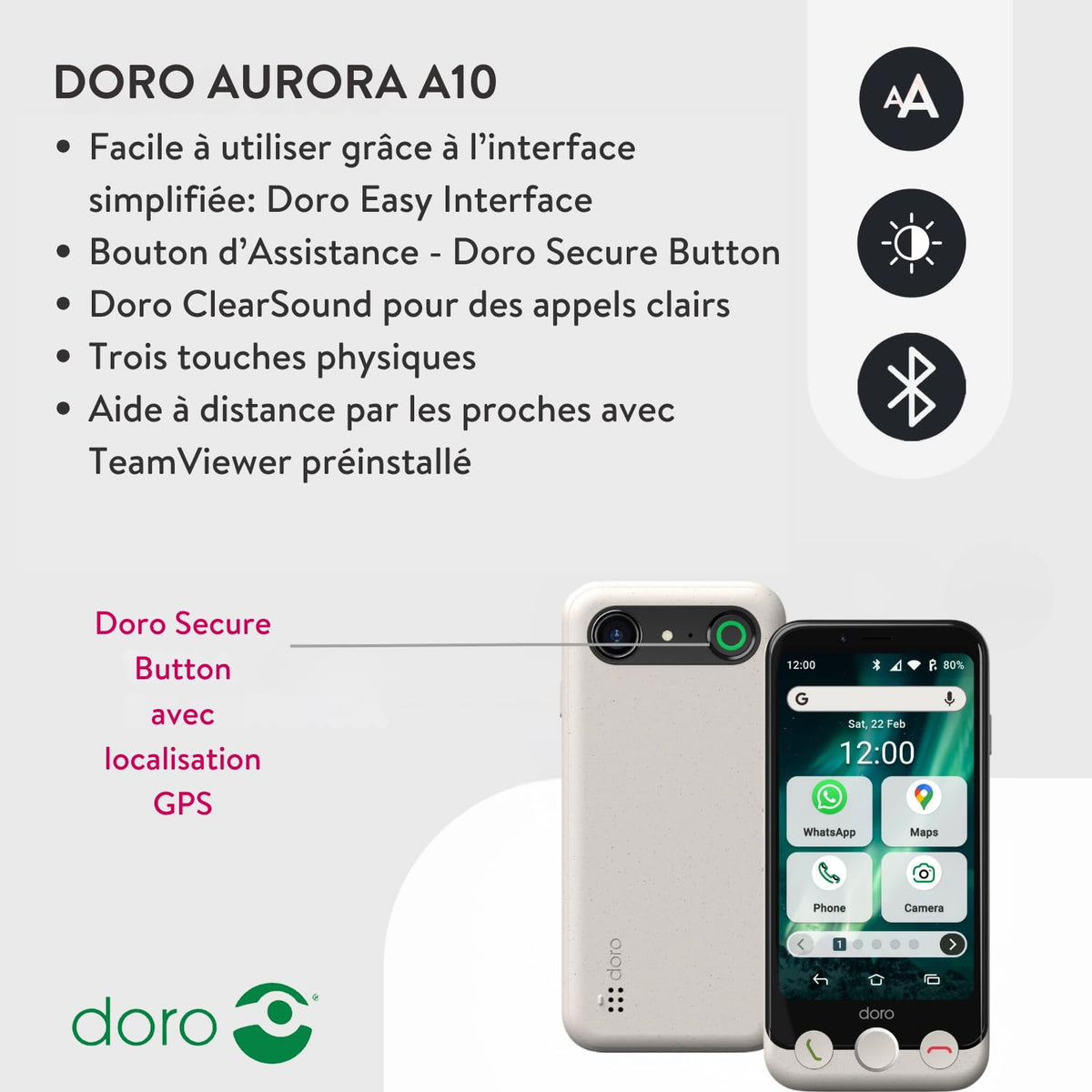 Doro Aurora A10 GRAPHITE