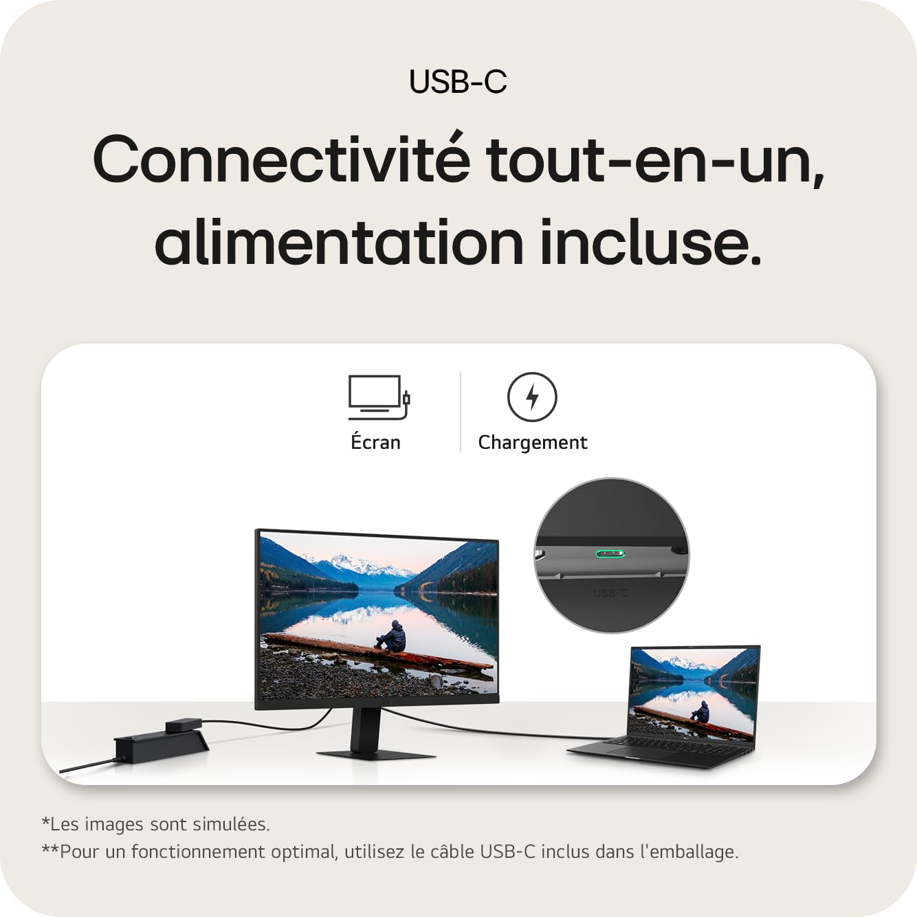 LG - Ecran LCD incurve - 24p 1920x1080 FHD 100 Hz - VA - 5 ms - Inclinable - Garantie 3 ans