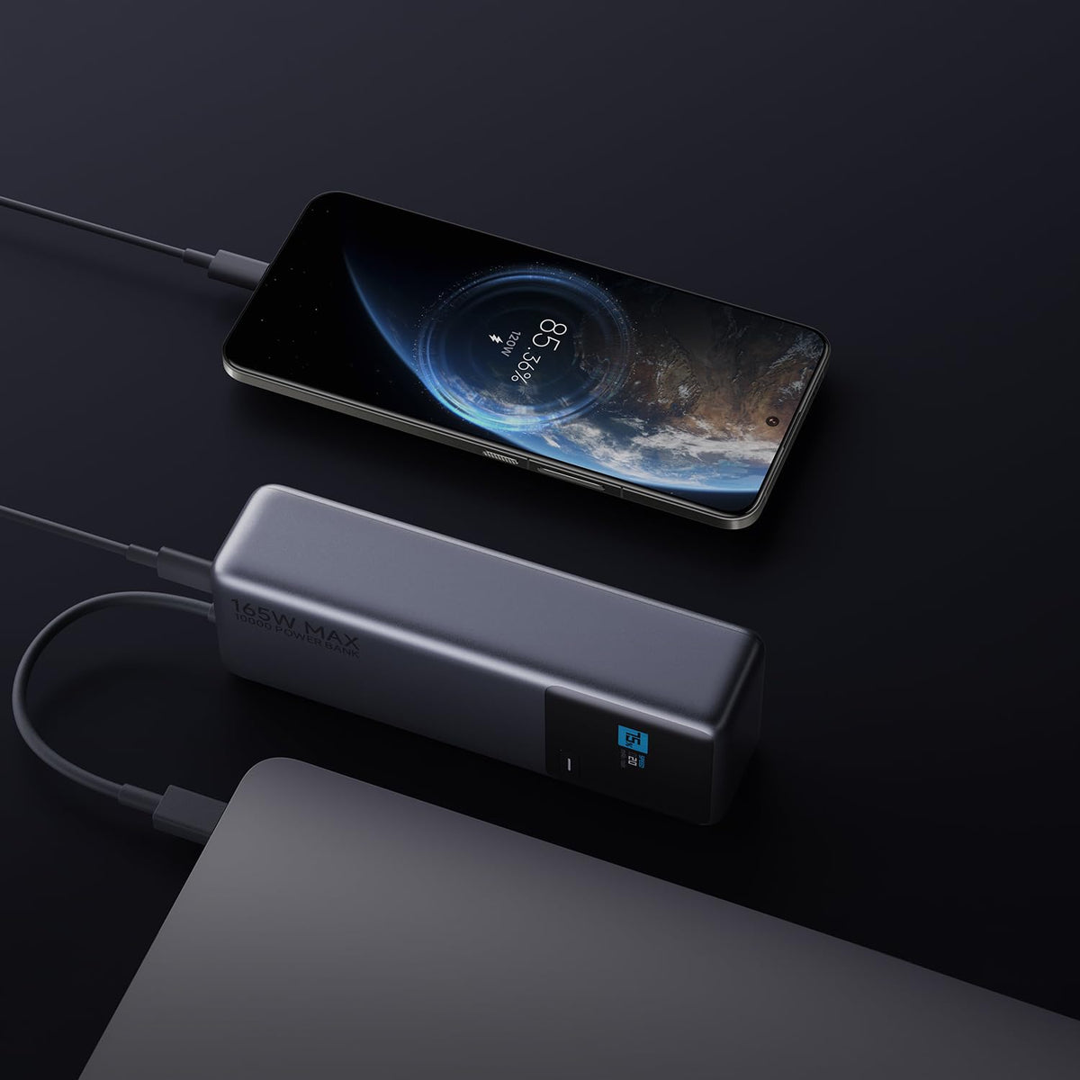 Xiaomi 165W Power Bank 10000 (Cable Intégré) Gris