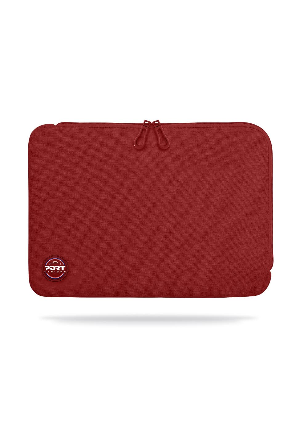 PORT DESIGNS Trendy Cotton Neoprene Laptop Sleeve 15.6p L-shaped opening for easy access Stretchy cotton neoprene material Grey