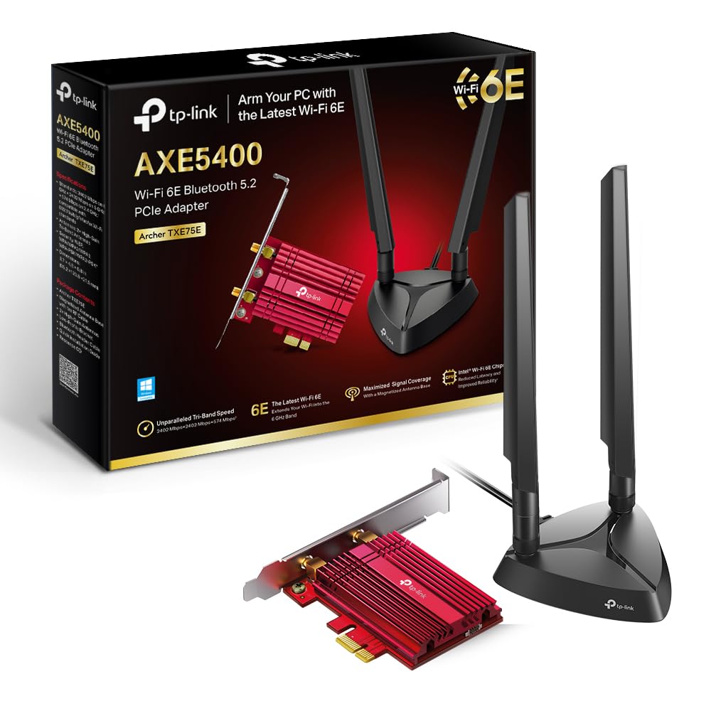 AXE5400 Tri-Band Wi-Fi 6E Bluetooth PCI
