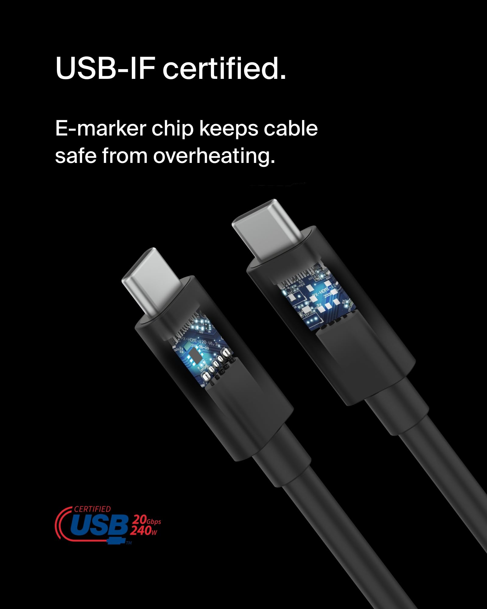 BELKIN USB4 240W 20Gbps 2m Cable