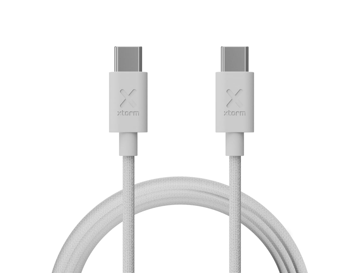 XTorm Cordon USB Type-C PD Go2 100W 1,0 m, blanc