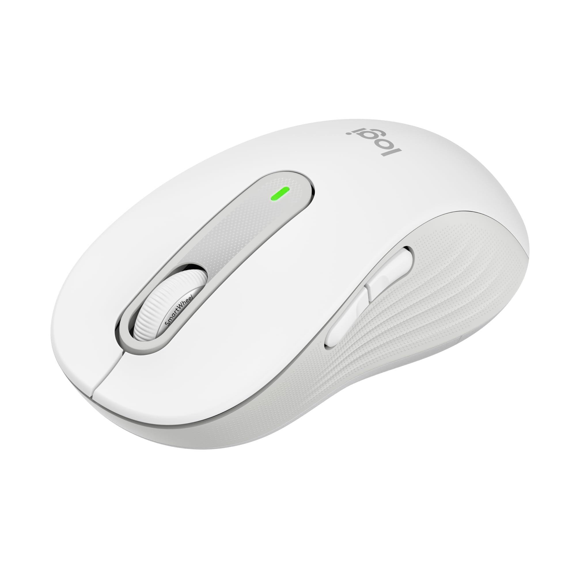 LOGITECH Signature M650 L Mouse large size optical 5 buttons wireless Bluetooth 2.4 GHz Bolt USB receiver off-white