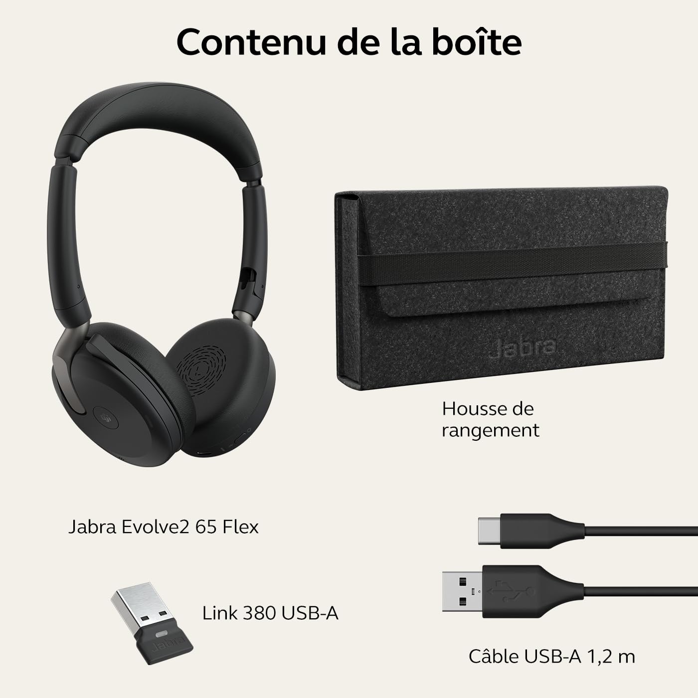 Jabra Evolve2 65 Flex Link380a MSStereo