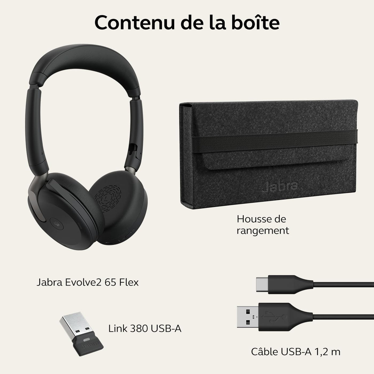 Jabra Evolve2 65 Flex Link380a MSStereo