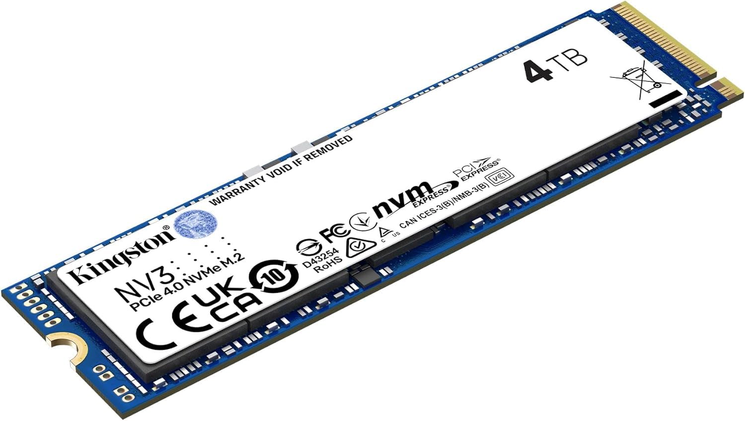 KINGSTON 4To NV3 M.2 2280 NVMe SSD
