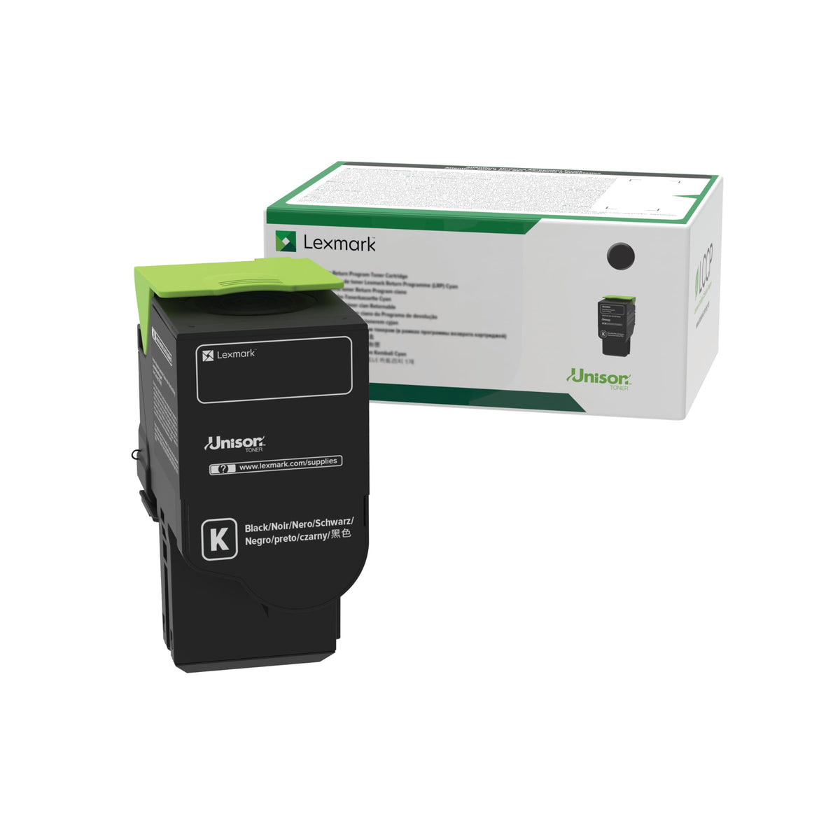 LEXMARK C232HK0 Black High Yield Return Program Toner Cartridge