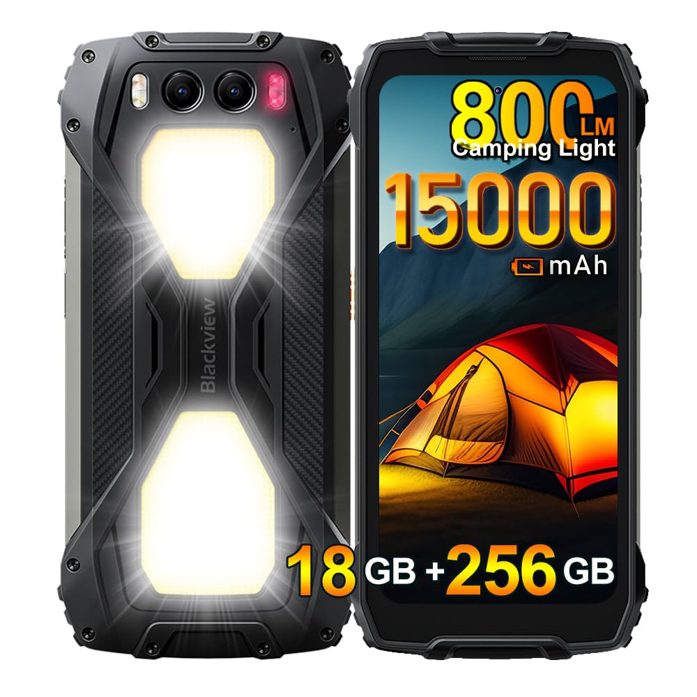 Blackview BV7300 (NFC - 6.67'' - 256 Go, 6 Go RAM - 15 000 mAh) Noir