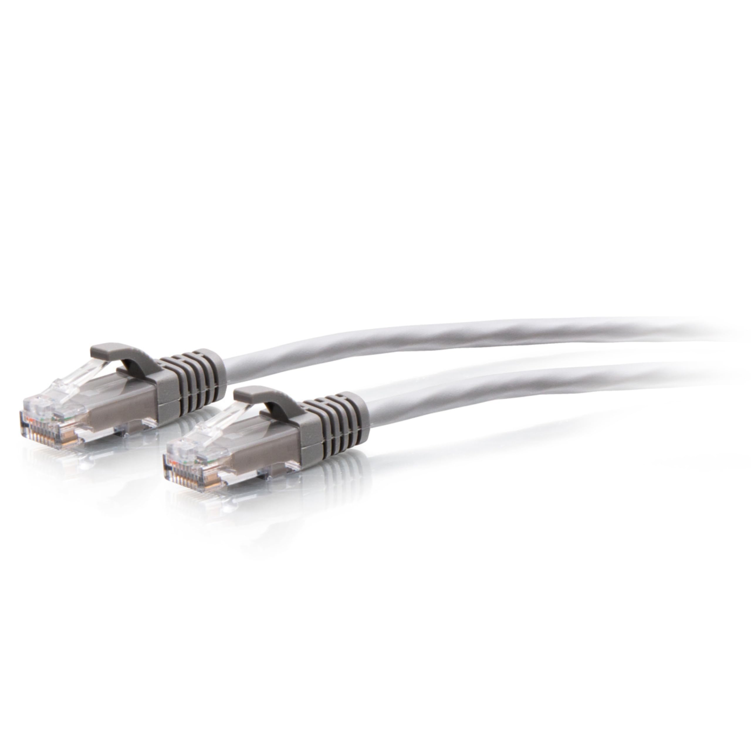 6FT/1.8M CAT6A SLIM PATCH 28AWG GRAY