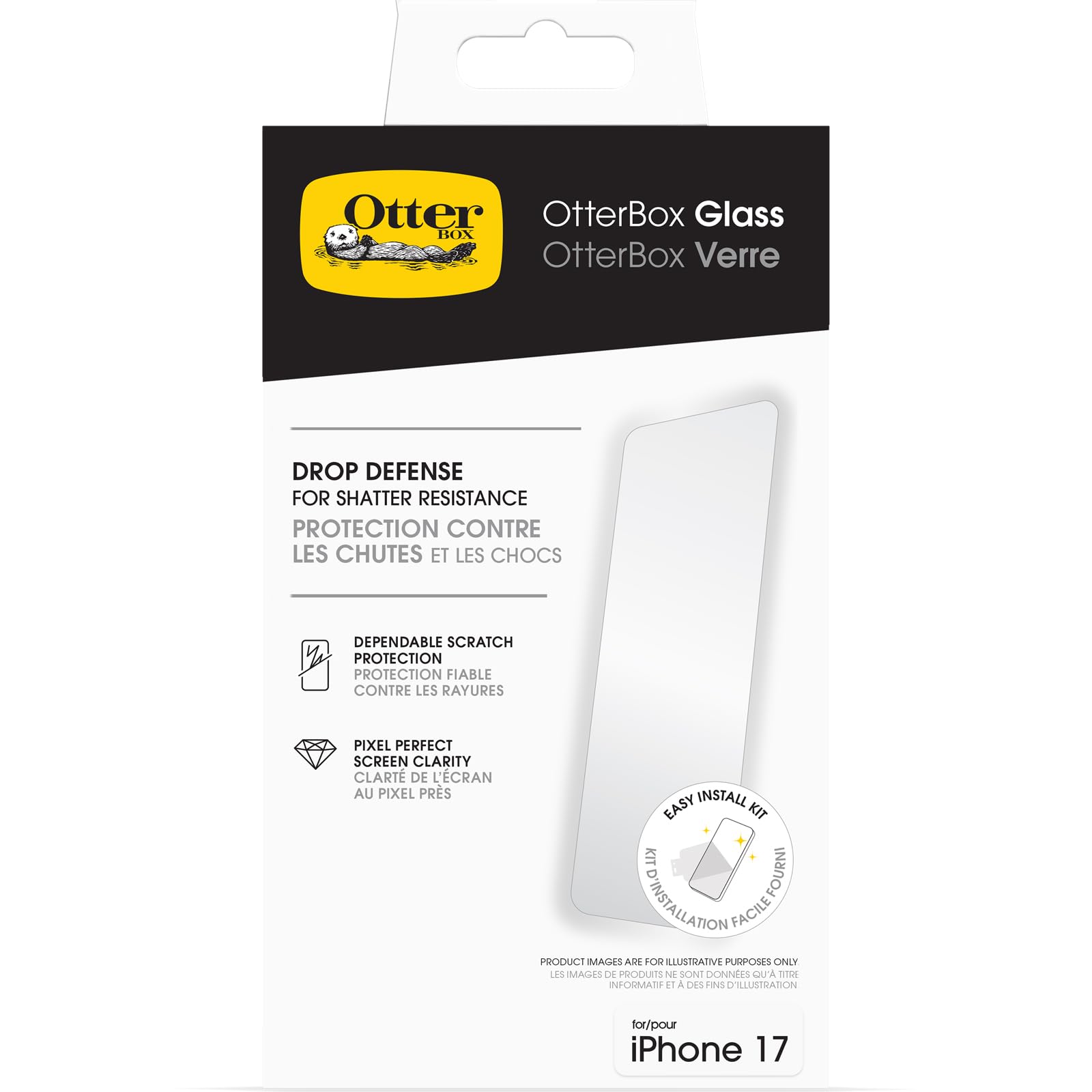 OtterBox Glass iPhone 17 - clear