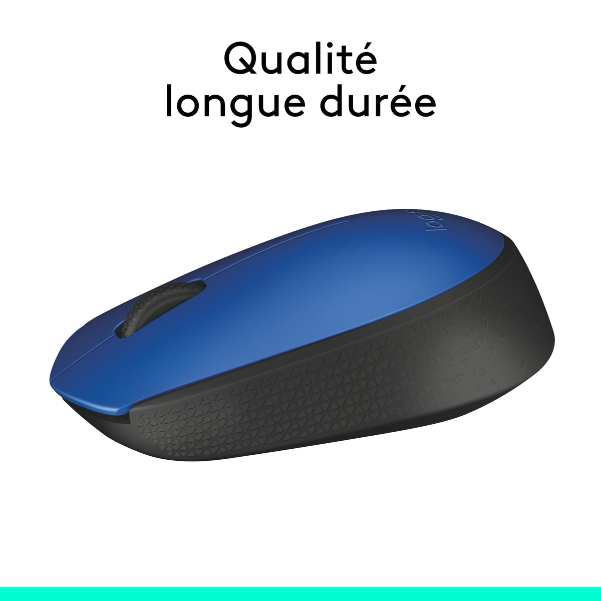 LOGITECH M171 Mouse right and left-handed wireless 2.4 GHz USB wireless receiver black blue