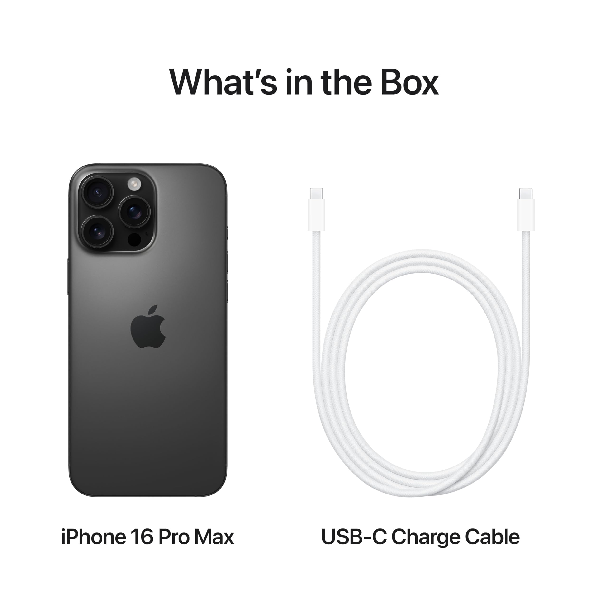 iPhone 16 Pro Max  (6.9" - 256 Go, 8 Go RAM) Noir