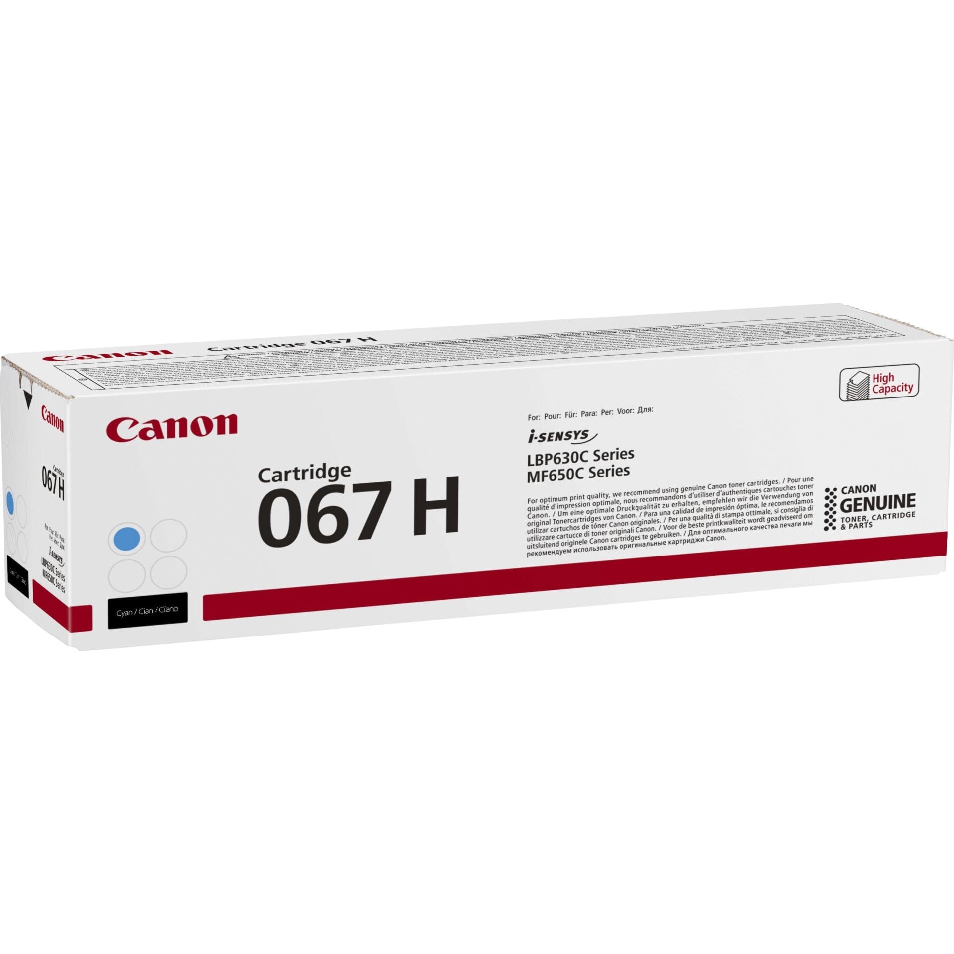 CANON Toner Cartridge 067 High yield Cyan