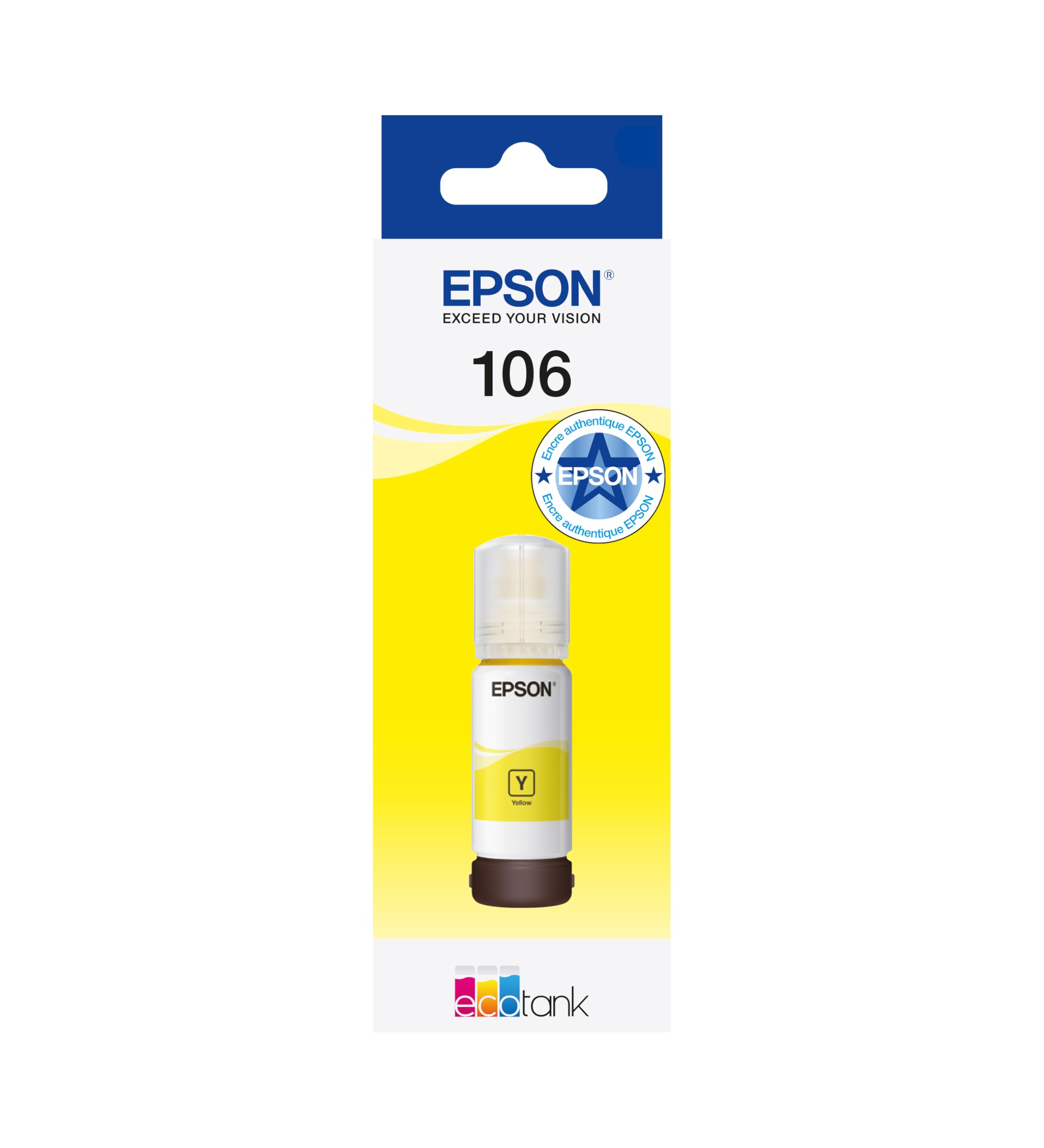 EPSON 1LB 106 EcoTank Yellow ink bottle