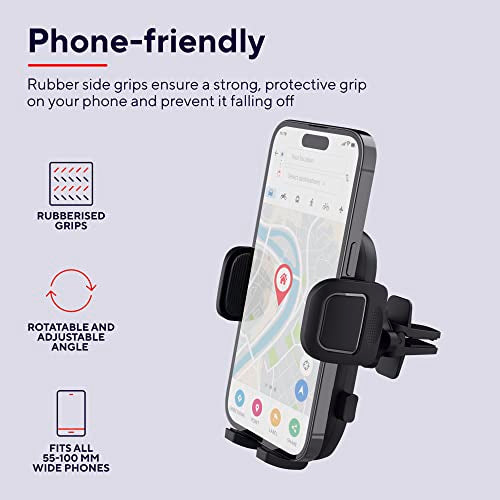 TRUST Support pour téléphone RUNO avec monture pour grille daération