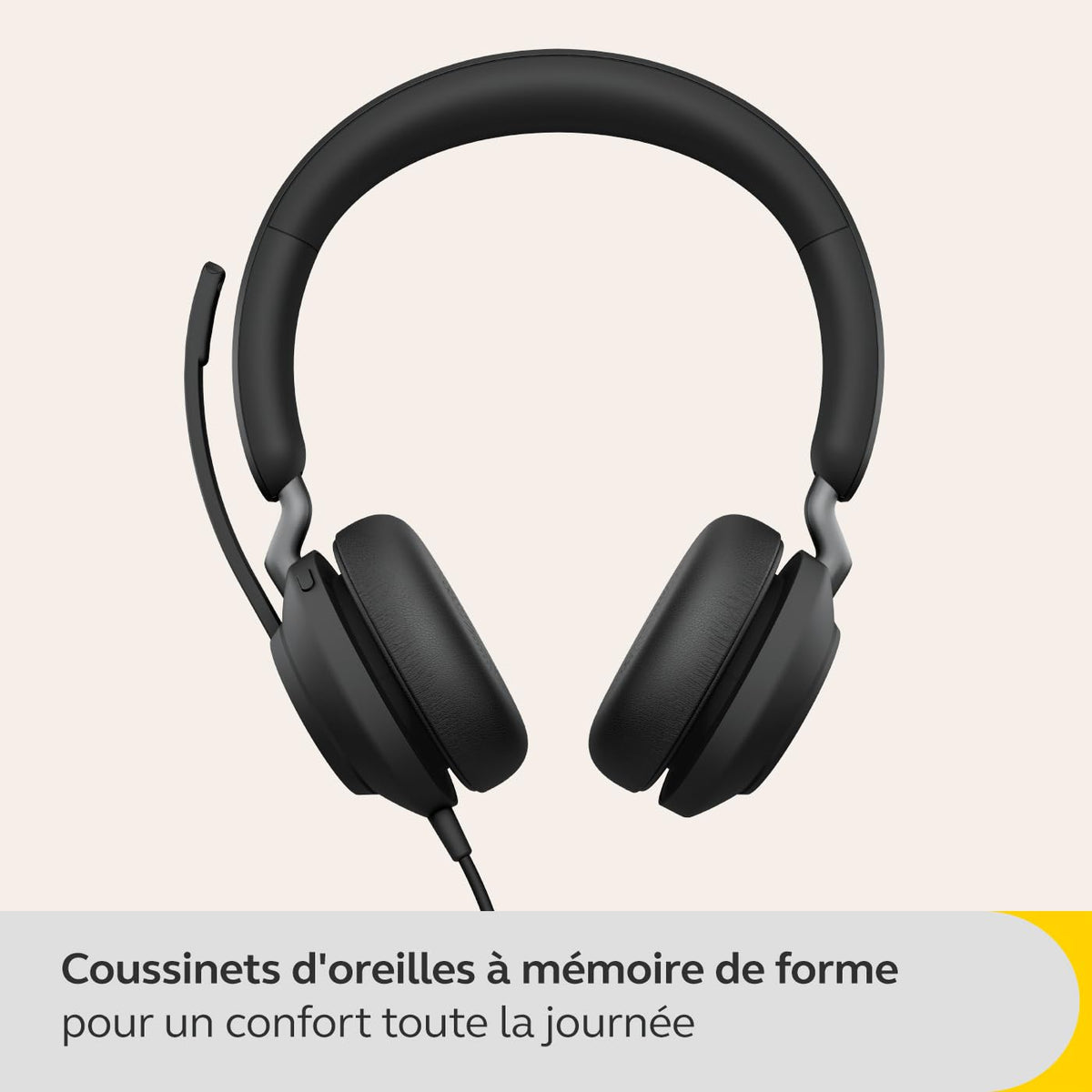 Jabra Evolve2 40SE USB-C UC Mono ExtCord