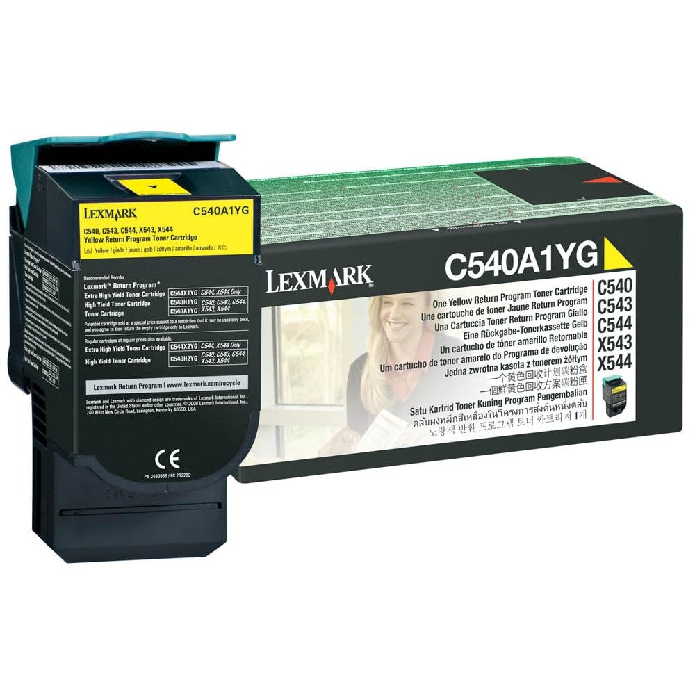 Toner LEXMARK C540A1YG C54X/X54X - Yellow