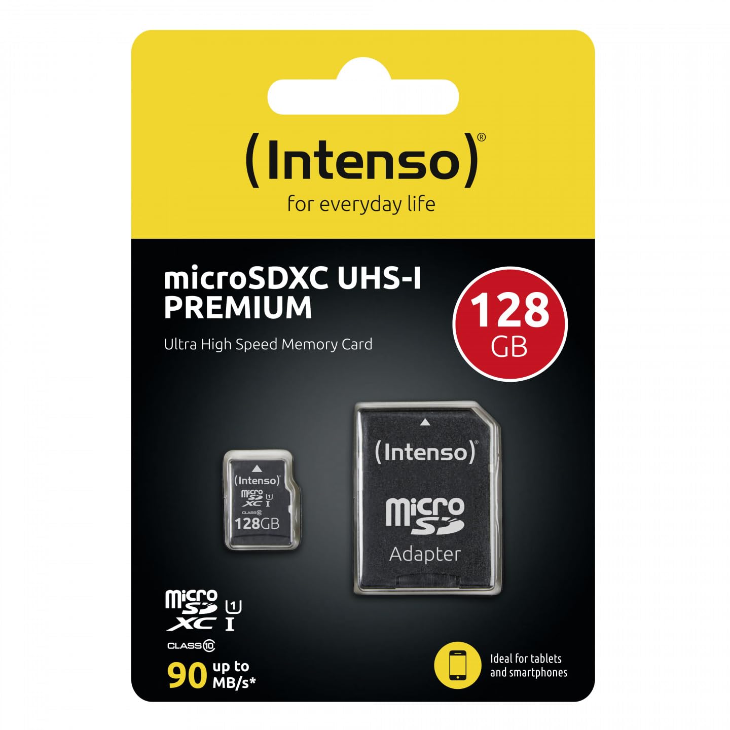 INTENSO Carte MicroSDXC UHS-I Premium Class 10 - 128 Go