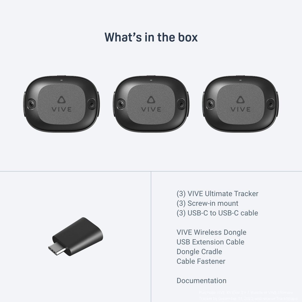 VIVE Ultimate Tracker 3+1 Kit