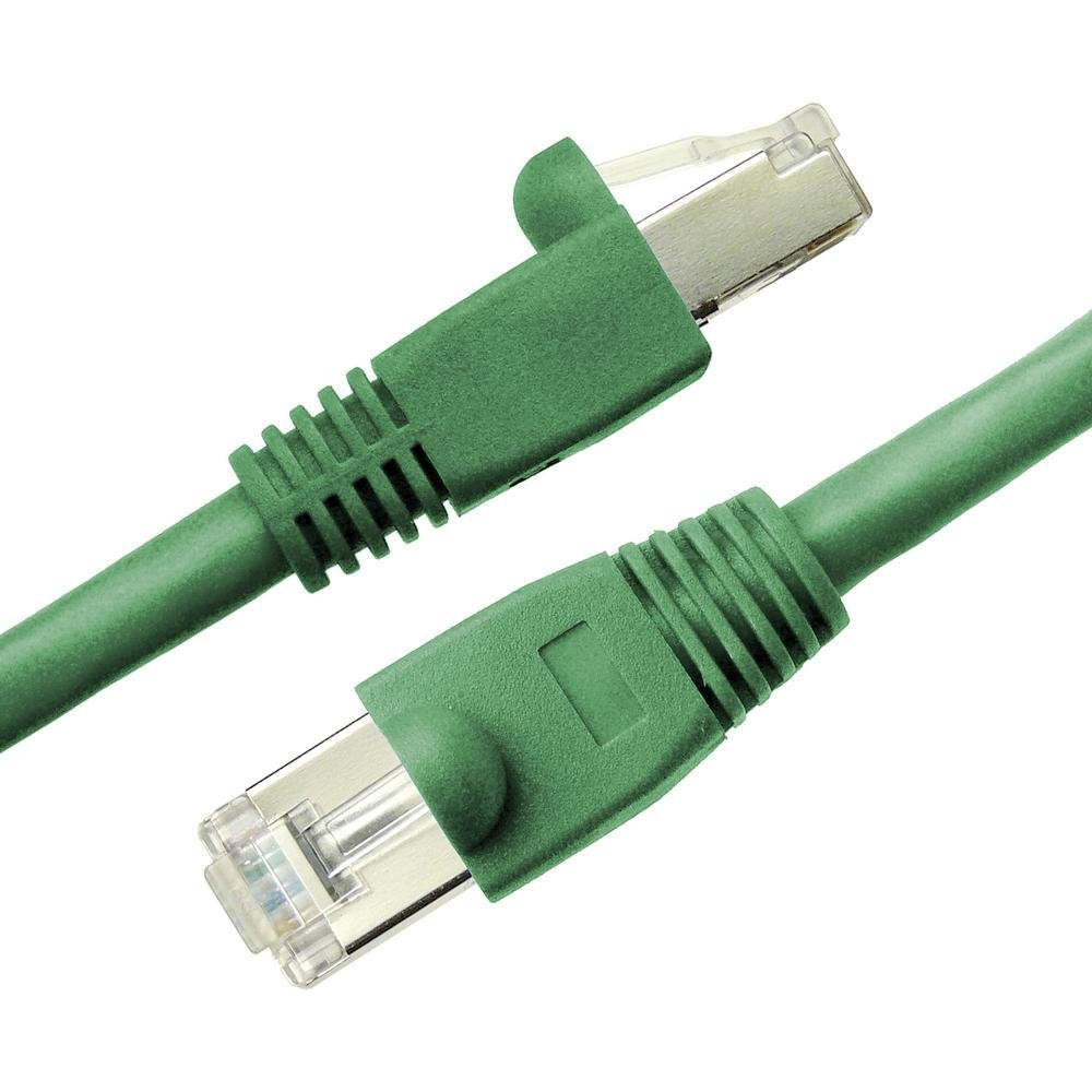 Cordon RJ45 catégorie 6 F/UTP LSOH snagless vert - 0,3 m