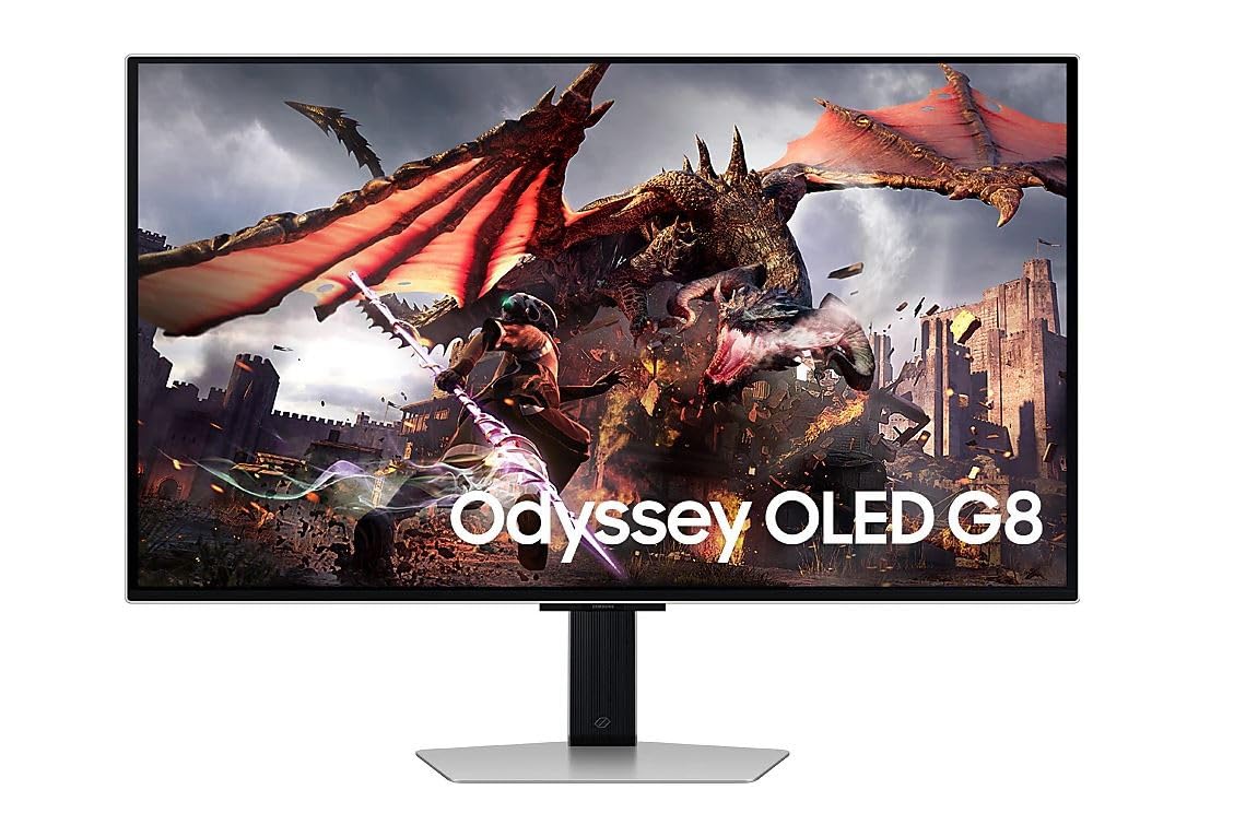 "Samsung G80SD écran plat de PC 81,3 cm (32"") 3840 x 2160 pixels 4K Ultra HD OLED Argent"