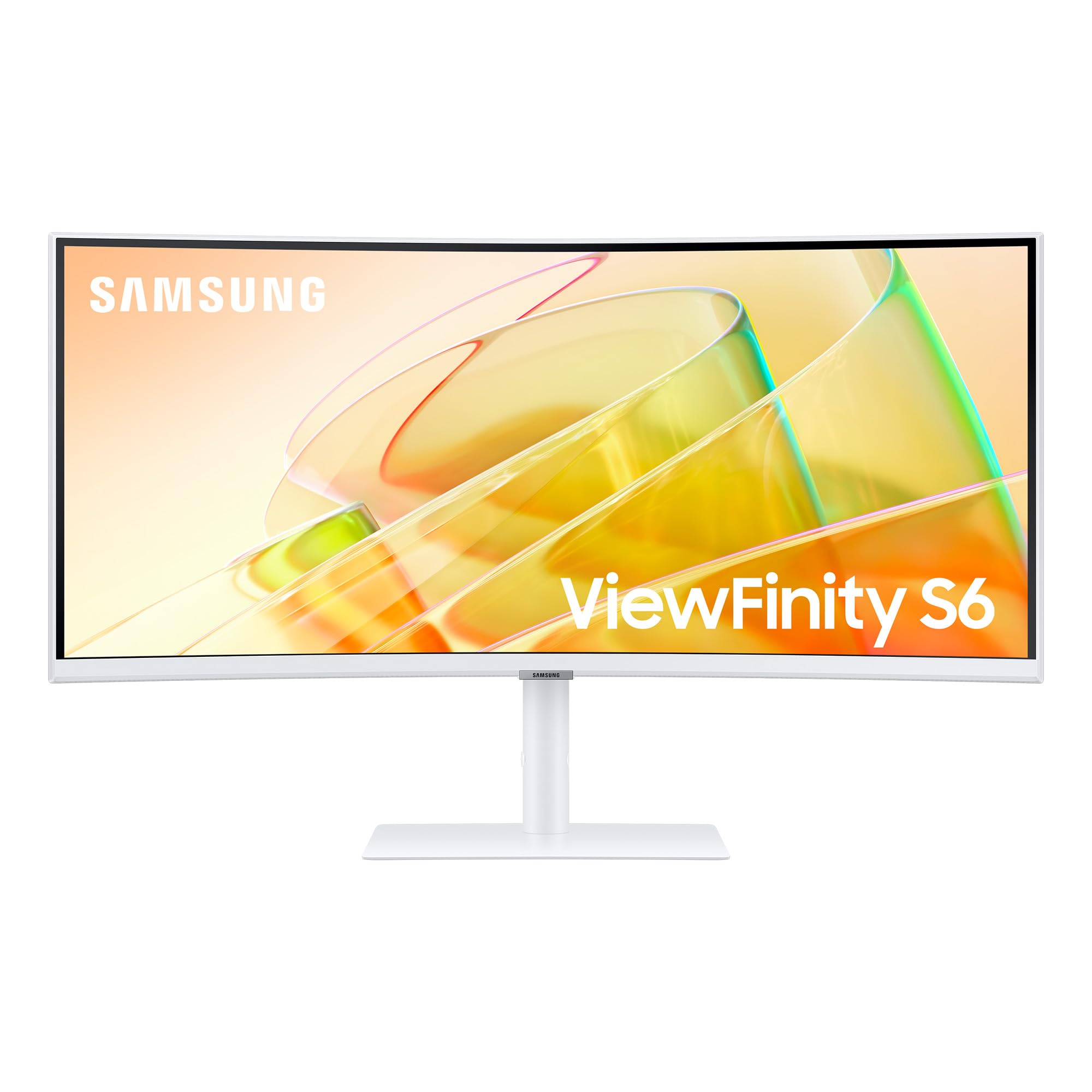 Samsung ViewFinity S65TC - Ecran incurvé -34''- 3440 x 1440 UWQHD- @ 100Hz - VA - HDR10-2x Thunderbolt 4 90W- DP- LAN- Blanc