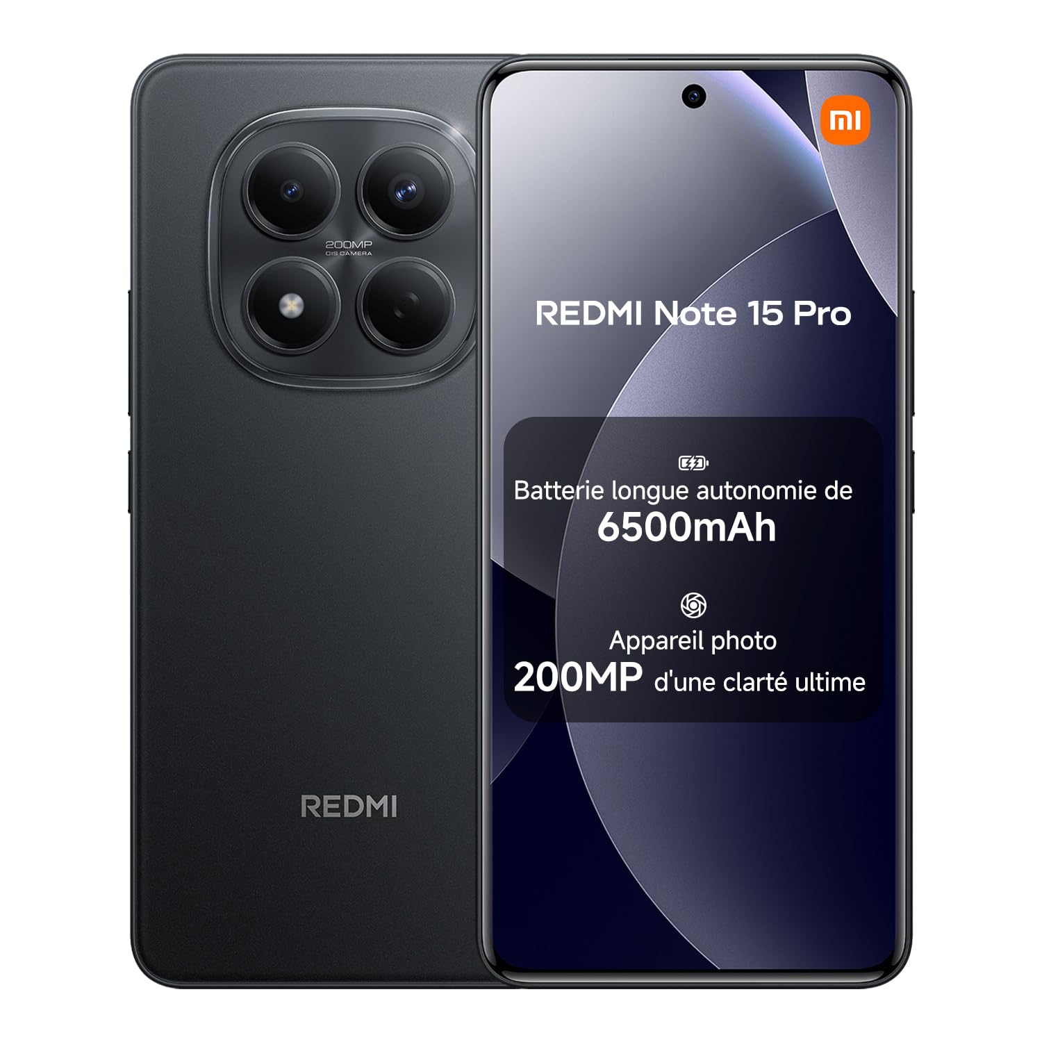 Xiaomi Redmi Note 15 Pro 4G (6.83'' - 256 Go, 8 Go RAM) Noir