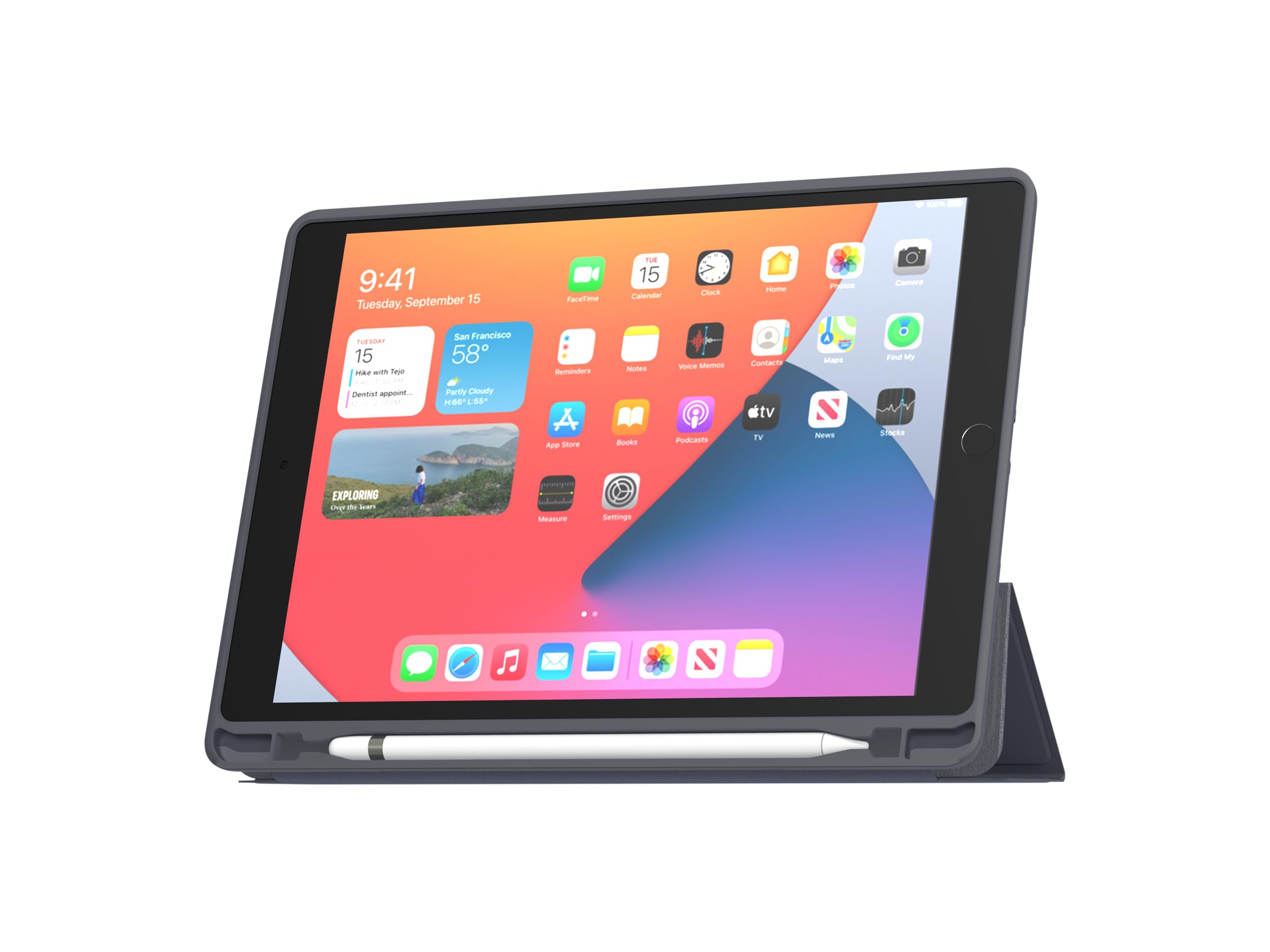 FOLIO SLIMSKIN IPAD AIR 4/5 GEN BLUE