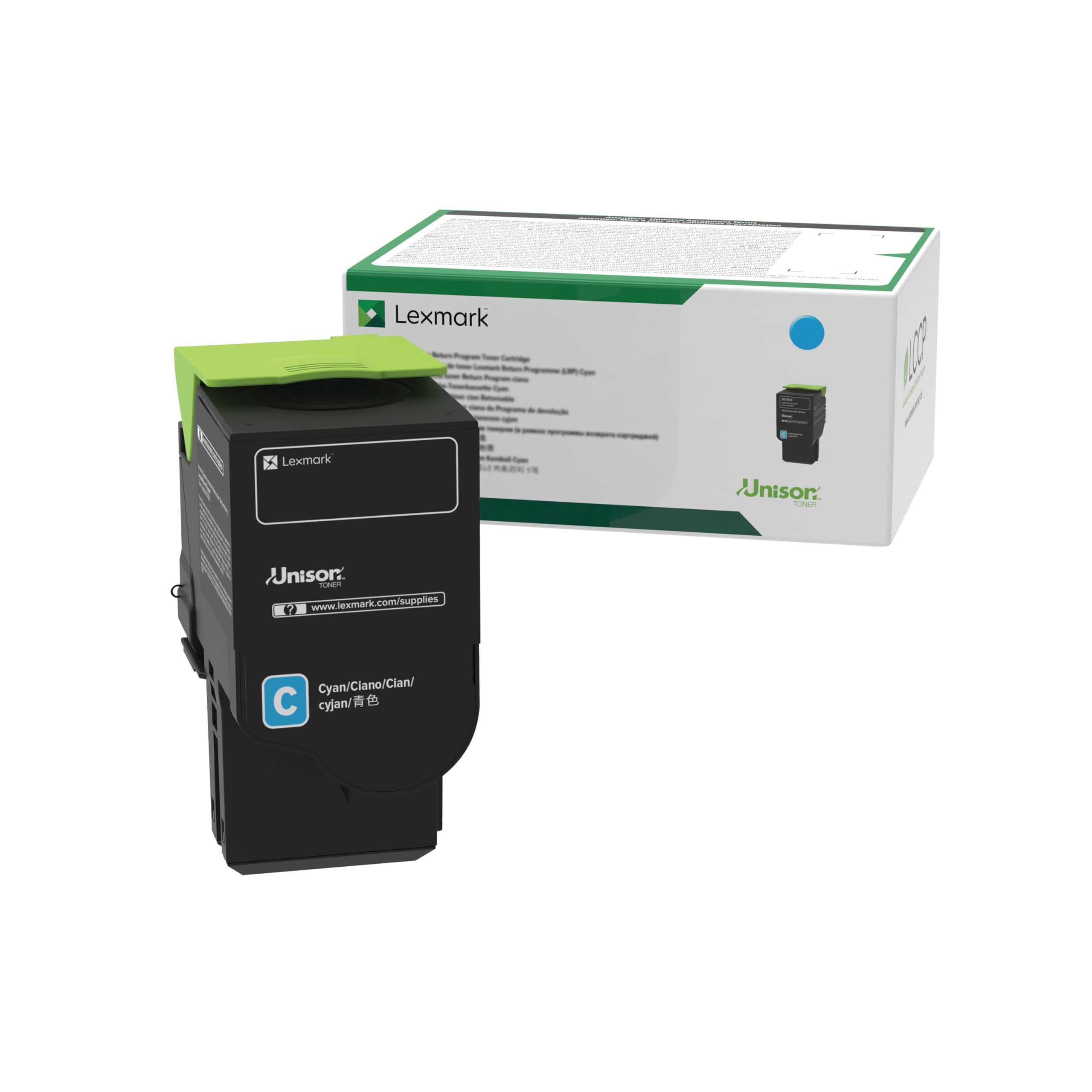 LEXMARK C2320C0 Cyan Return Program Toner Cartridge
