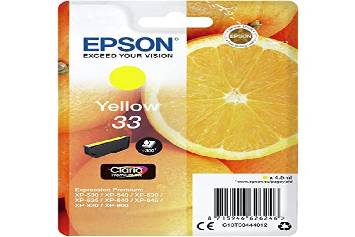 EPSON 3LB Cartouche Oranges Ink Claria Premium Yellow w/s
