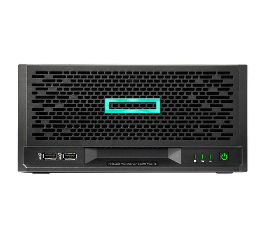 HPE ProLiant MicroServer Gen10+ v2 Intel Xeon E-2314 4-Core (2.80GHz 8MB) 16GB (1 x 16GB) 4 x Non-Hot Plug 3.5in Intel VROC RAID 180W