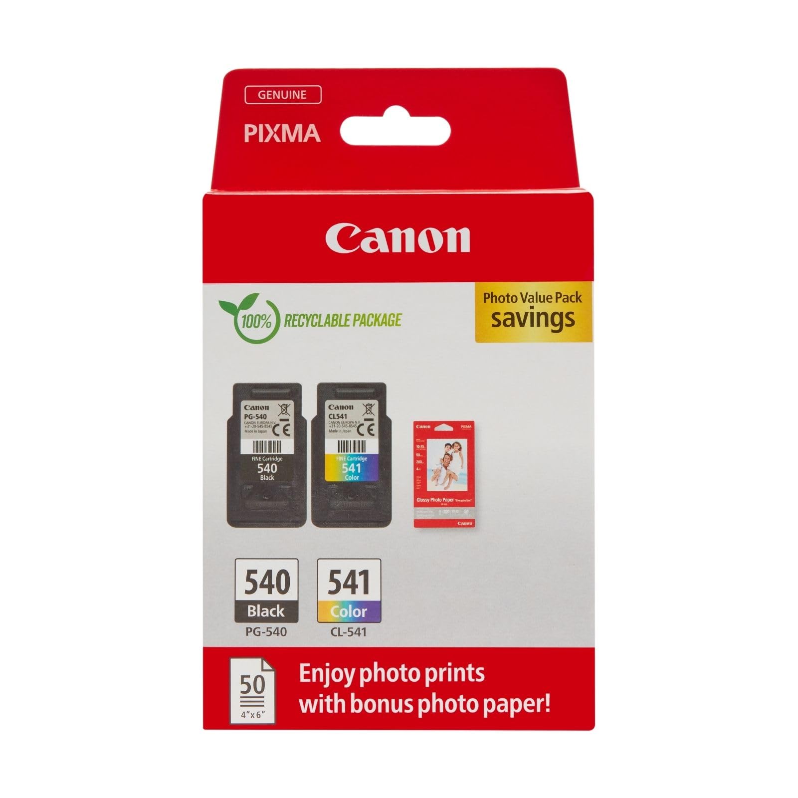CANON PG-540/CL-541 Ink Cartridge PVP