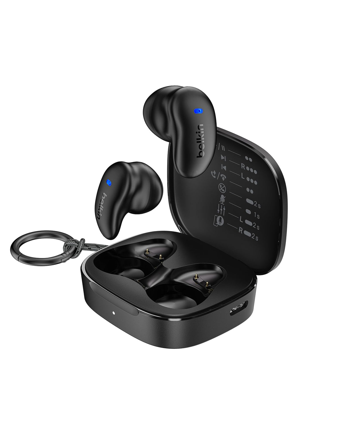 BELKIN SoundForm Anywhere True Wireless Earbuds Black