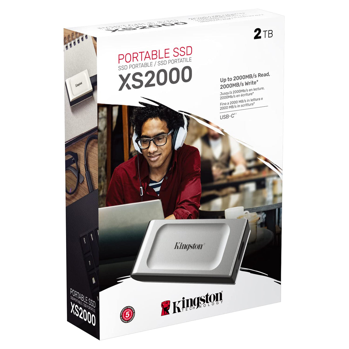 KINGSTON XS2000 PORTABLE SSD 2To USB3.2