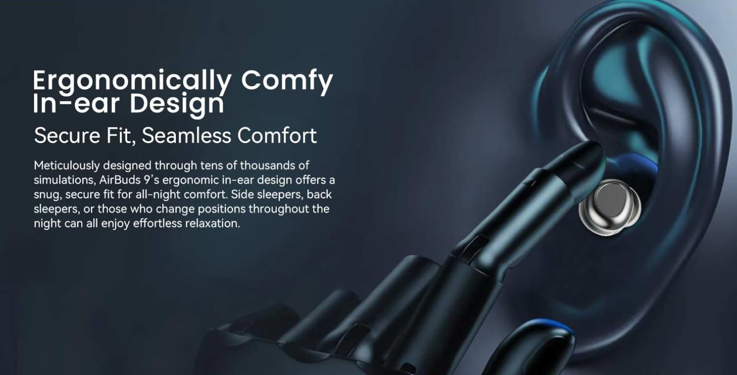 Blackview Airbuds 9 (Ã‰cran d'Affichage - Bluetooth 5.4) Blanc