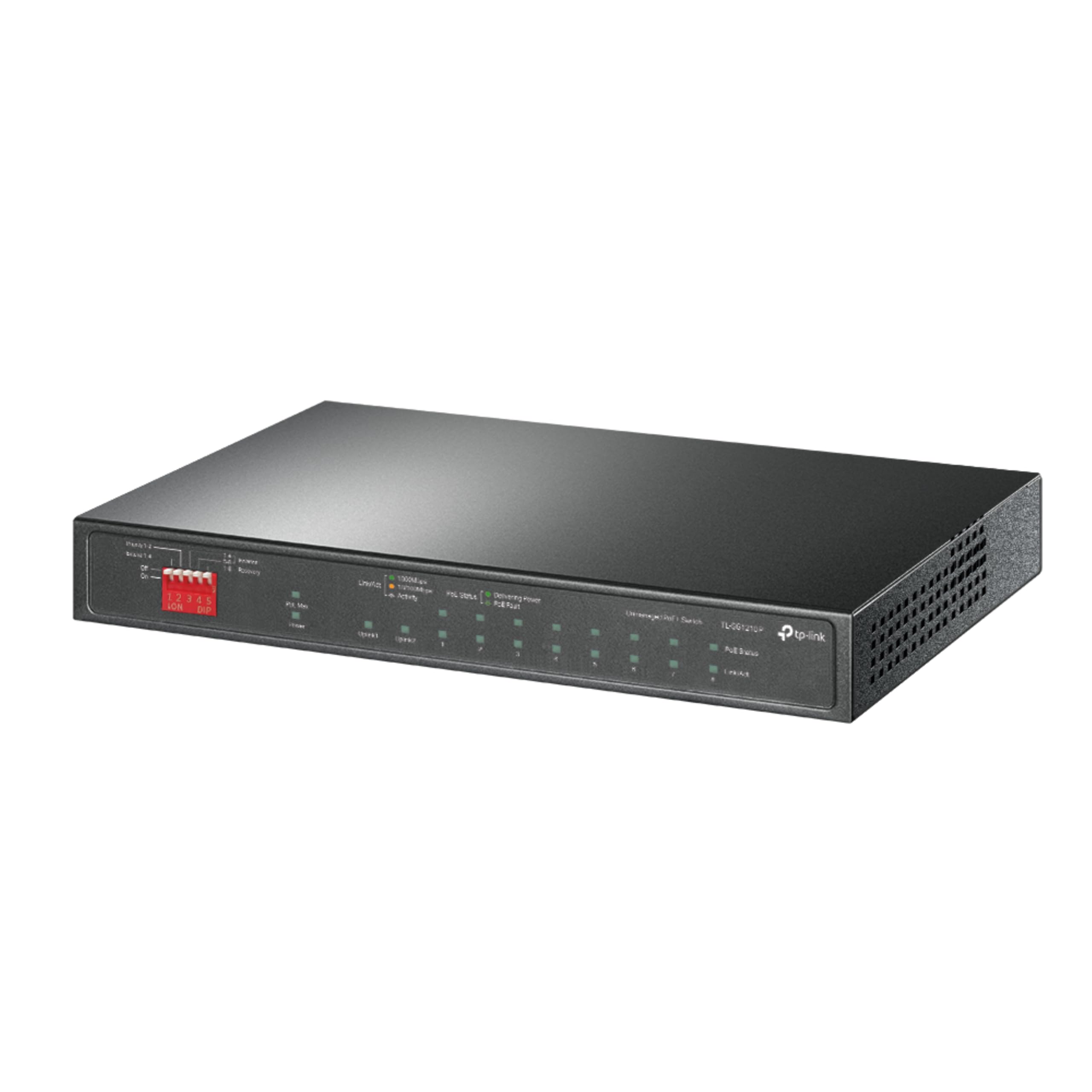 10-Port GB Desktop Switch 8-Port PoE