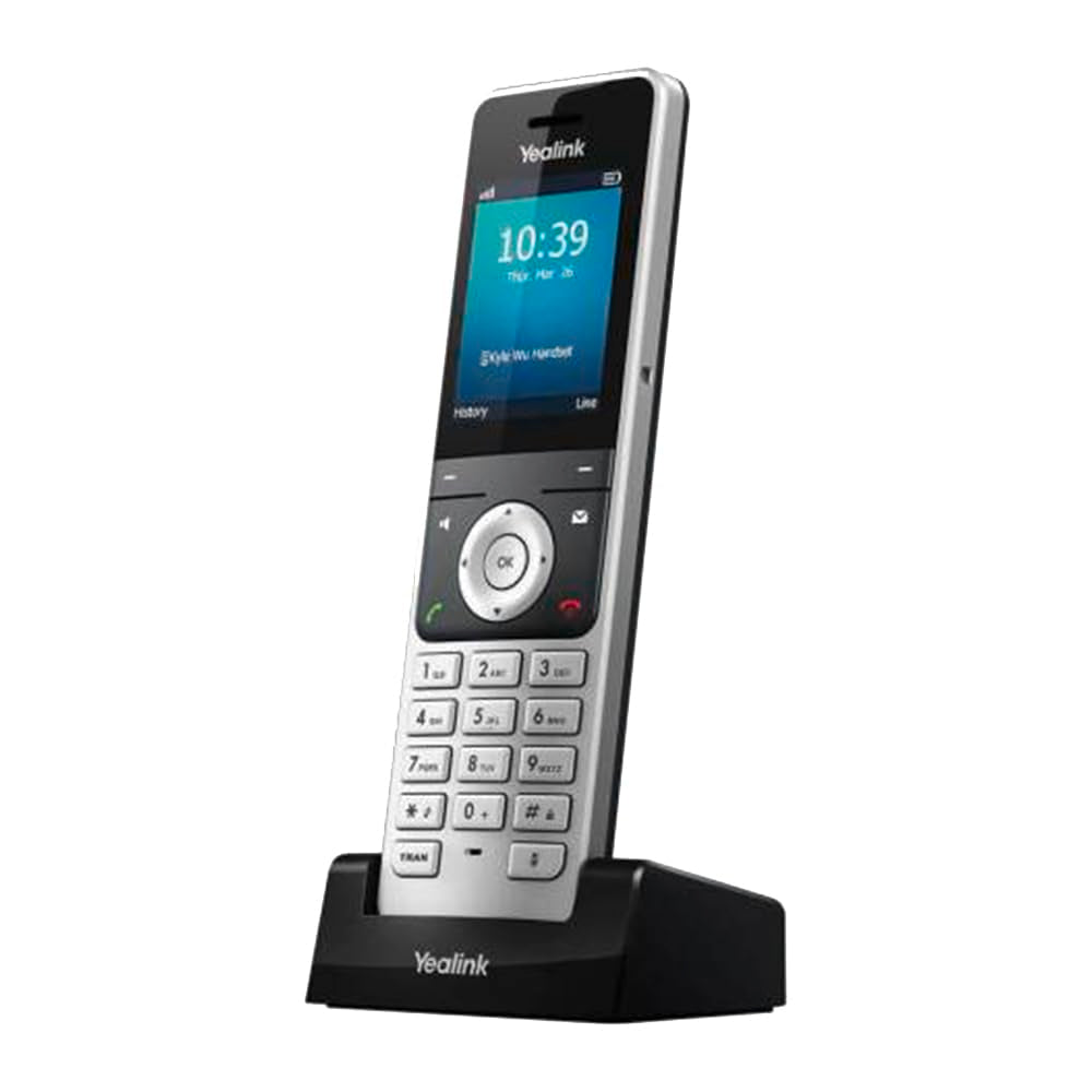 Yealink 1302024 W76P Téléphone mobile IP sans fil gris 20 lignes 1000 contacts