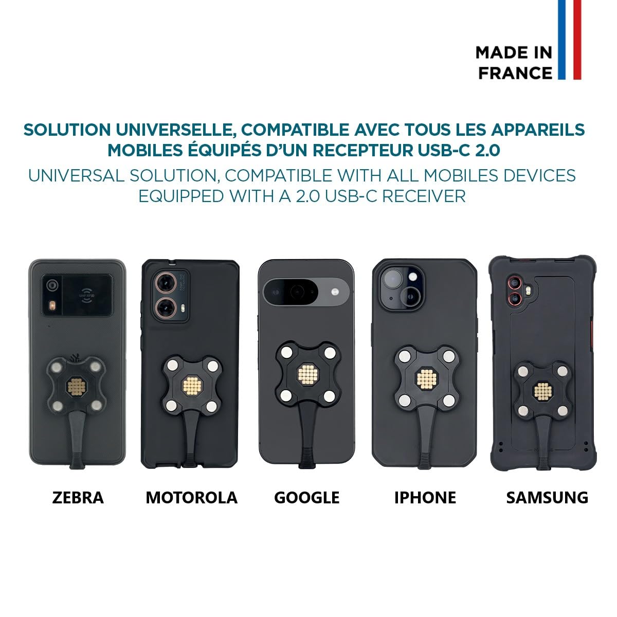 ENERGIA MOBILE Dongle magnétique Pogo Pin