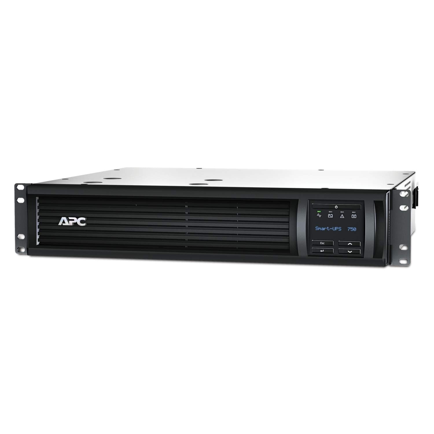 APC Smart-UPS 750VA LCD RM UPS Rack AC 230V 500Watt 750VA Ethernet RS-232 USB oc 4 2U BK with APC UPS Network Management Card