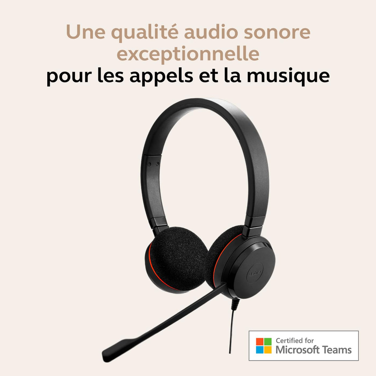 Jabra Evolve 20 Stereo MS USB C/A adapte