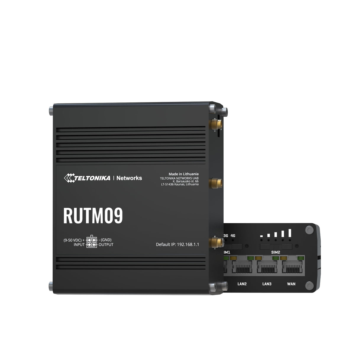 TELTONIKA NETWORKS RUTM09 DUAL SIM 4G/LTE/GNSS 4x RJ45-Ports router