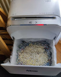 FELLOWES DESTRUCTEUR MICROSHRED LX211 BLANC COUPE MIRCROPARTICULES 230V EU/UK