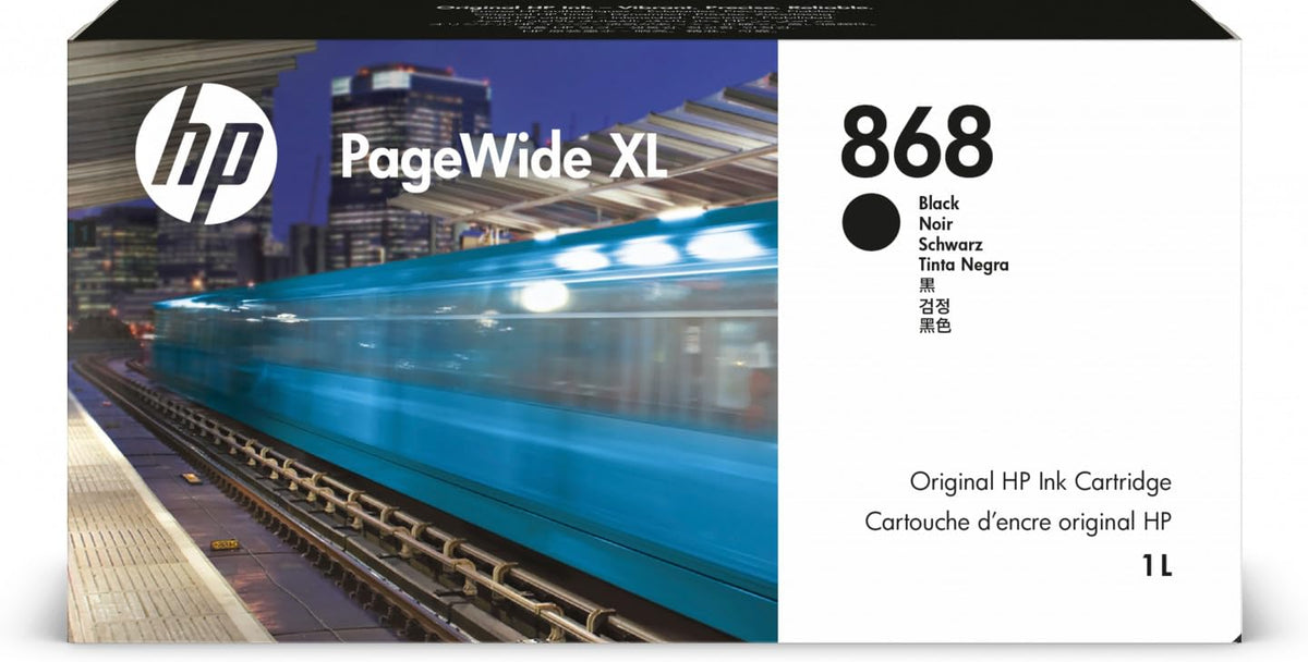 HP 868 1-Liter Black PageWide XL Ink Cartridge